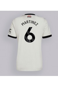 Fotbalové Dres Manchester United Lisandro Martinez #6 Třetí Oblečení 2024-25 Krátký Rukáv